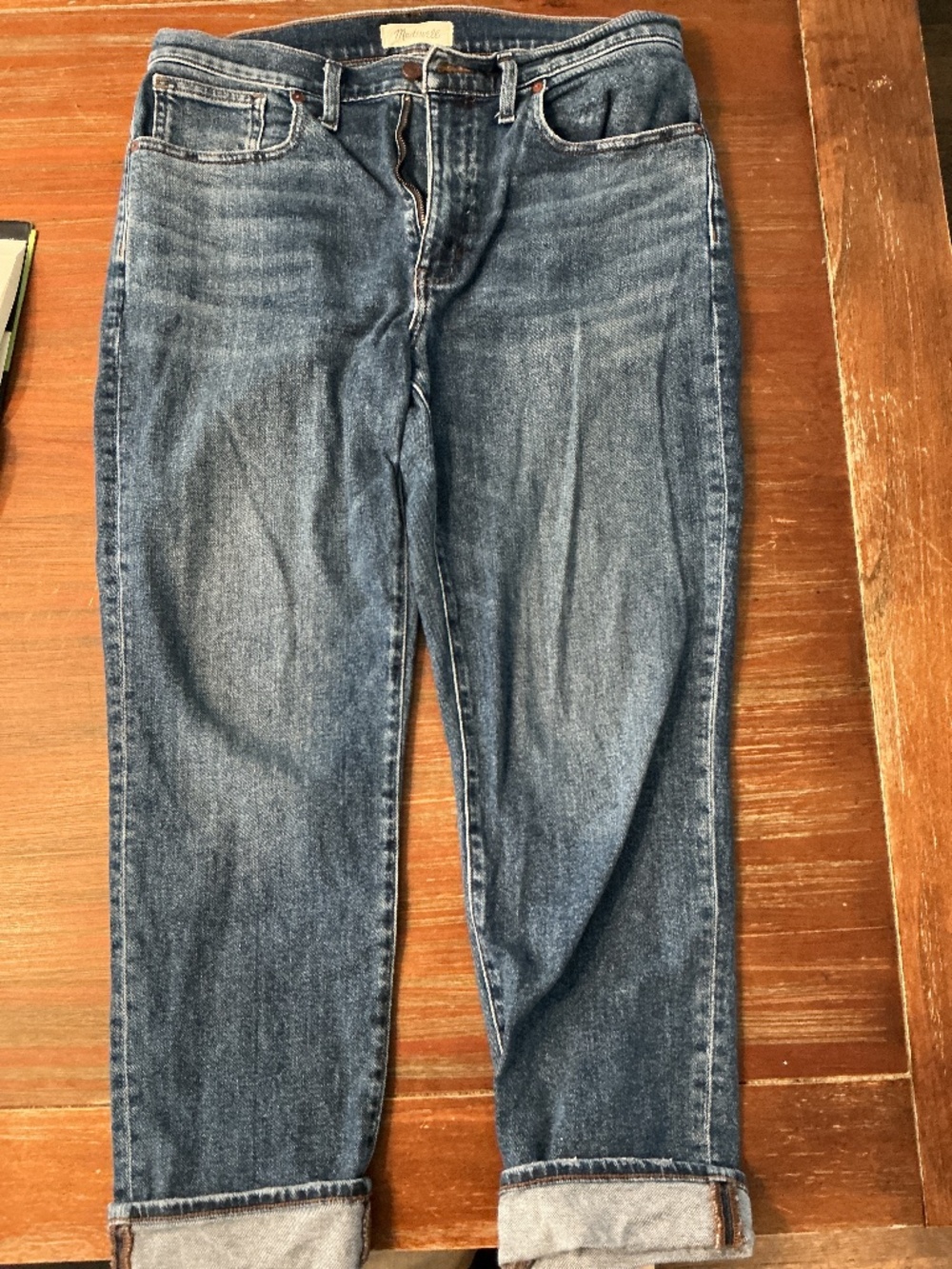 Madewell blue jeans size 29, Roadtripper slim boy jeans.